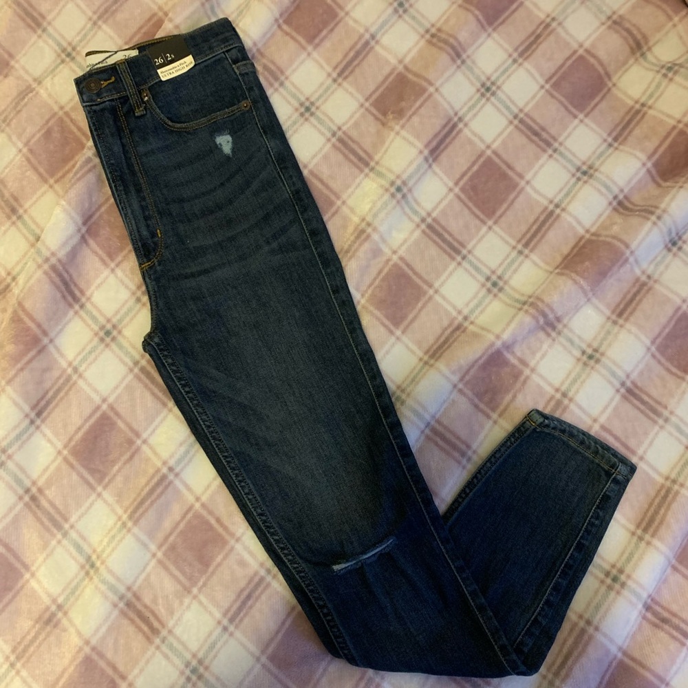 Abercrombie & Fitch Ultra high rise skinny jeans